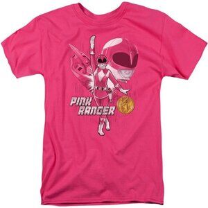 Pink Ranger Mighty Morphin Power Rangers 2025 Cartoon Fan T-Shirt 81